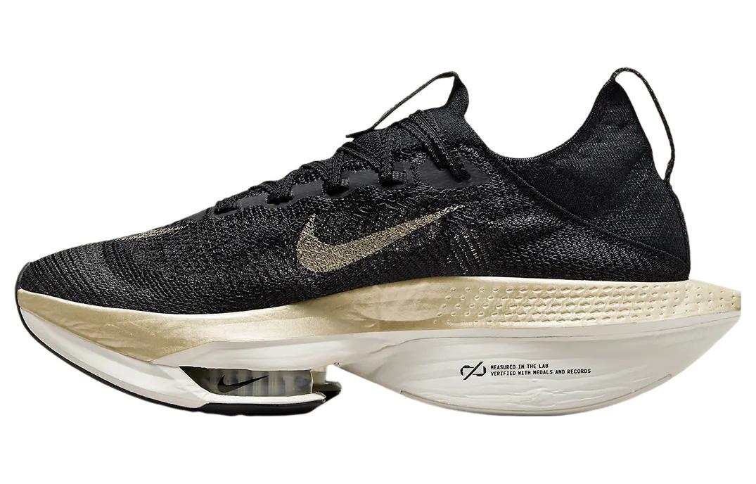 

Nike Air Zoom Alphafly Next% 2 Black Metallic Gold Grain DN3555-001 44.5