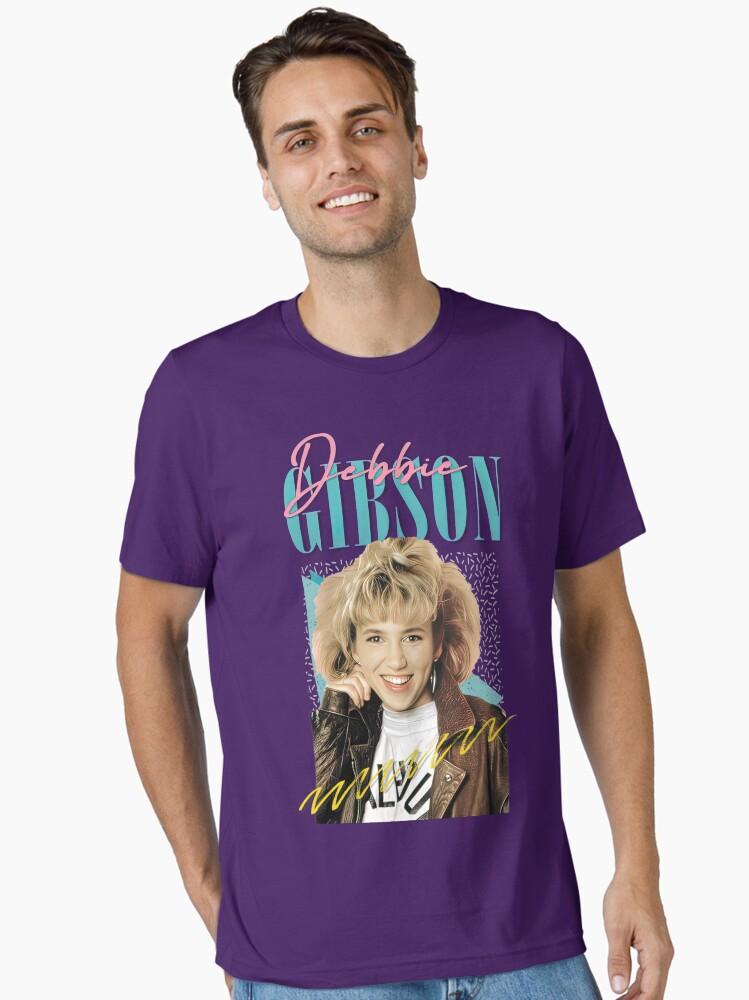 Vanessa Paradis Debbie 80er Jahre Stil Gibson Ästhetik Basic T-Shirt