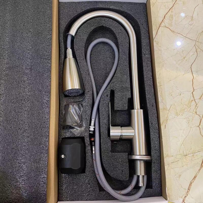 TLXT 304 Stainless Steel Pull-Out Kitchen Faucet