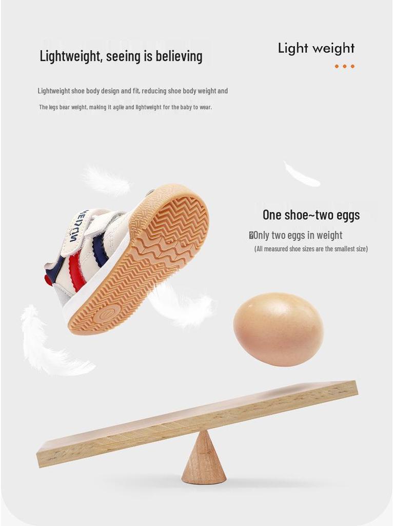 Wei Jun Yi Baby and Toddler Soft Sole Shoes for Boys and Girls, Spring/Autumn Style, 1-3 Years