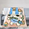 Yokai Watchs  Flannel Blanket Spring  Super Soft Bedding Throws For Boy Girl Outdoor Funny Bedspread Sofa Bed Cover