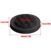4Pcs 6.5 Inch Car Universal Speaker Ring Soundproof Cotton,  Enhance The Sound Effect