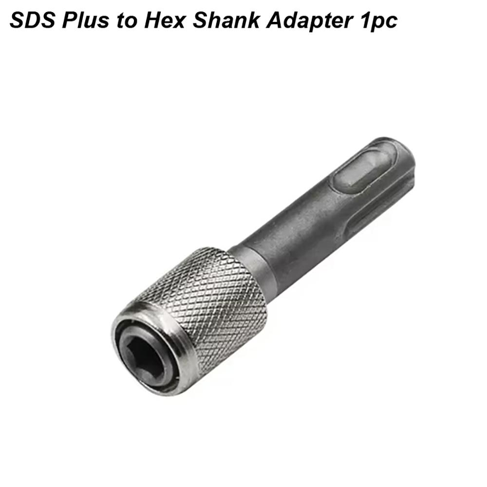 Adapter SDS Plus na trzpień sześciokątny 1/4 cala Konwerter sześciokątny Uchwyt bitów do wkrętarki udarowej Młot elektryczny