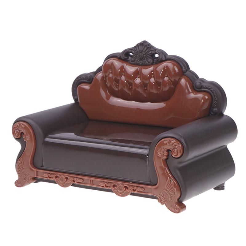 1:12 Dollhouse Miniature European Style Sofa Model Sofa Chair Furniture Decor Toy Doll House Accessories