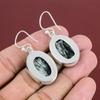 Seraphinit Örhänge Toppkvalitet Ädelstensörhänge Handgjorda Boho Smycken 925 Sterling Silver Örhänge Naturliga Seraphinit Smycken Gåvor Till Mamma