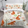Cartoon Cow for Children duvet cover   Microfibre  duvet cover  room decoration  adult bedding Set   Zip and 2 Pillowcases