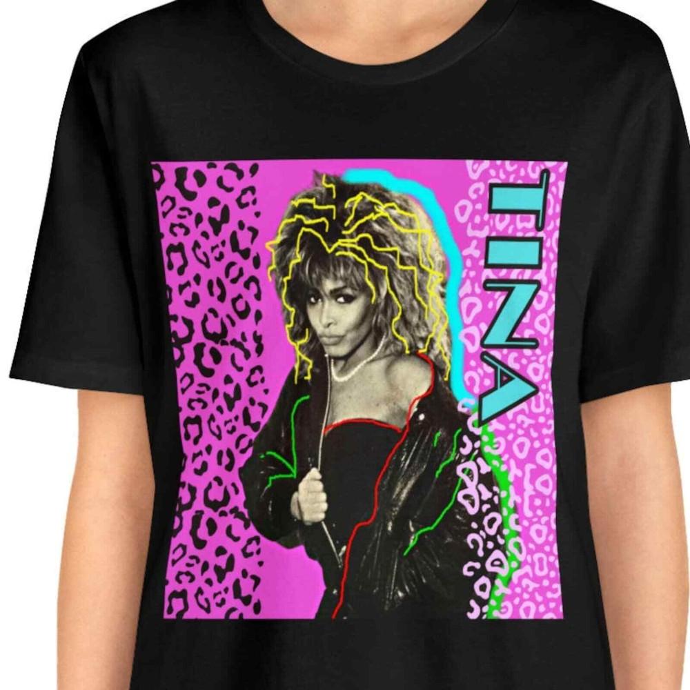 Tina Turner T Shirt Tshirt T-shirt Tee Shirt 1980s RETRO Style Vintage Aesthetic Unisex T-Shirt XXXL