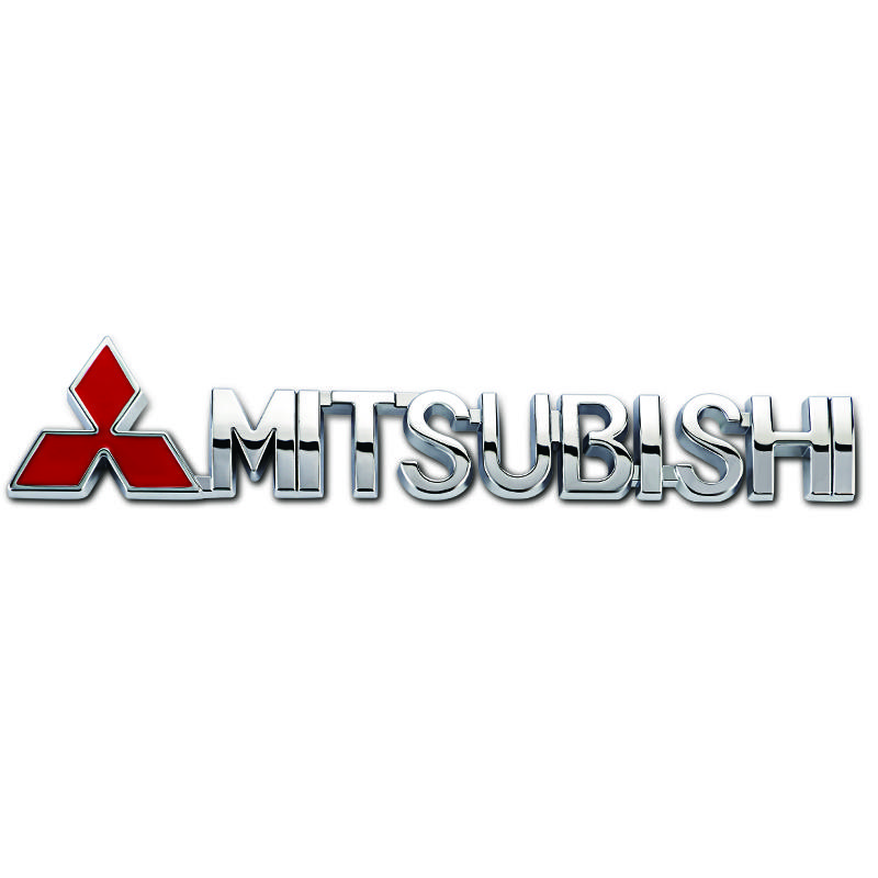 

3D Metal Sticker Chrome Car Body Badge Trunk Emblem Car Styling For Mitsubishi Lancer ASX Mirage Pajero-Sport Xpander Attrage