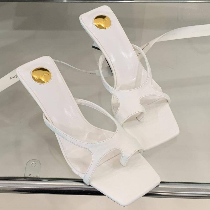 Fashion Fashion Square Toe Narrow Band Women Sandals Sexy Open Toe Thin Heel Slide Sandals Simple Comfort Non-slip Summer Women Sandals