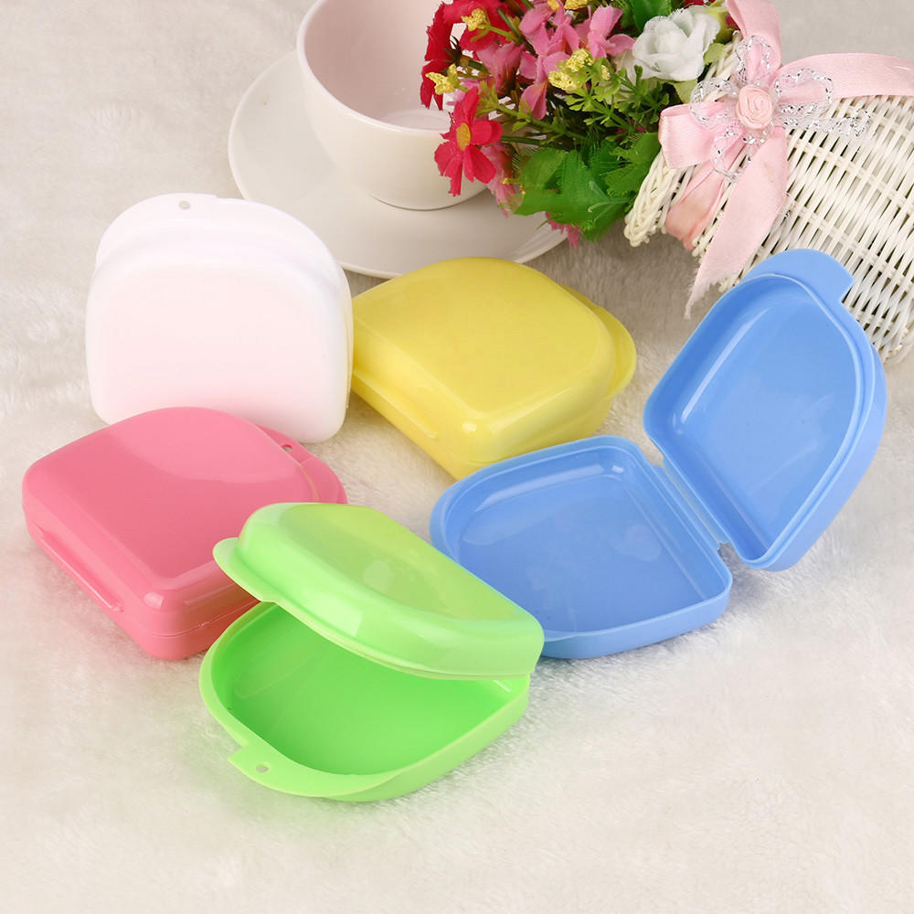 Boîte de rangement pour fausses dents, appareil de bain pour prothèses dentaires, panier de rinçage