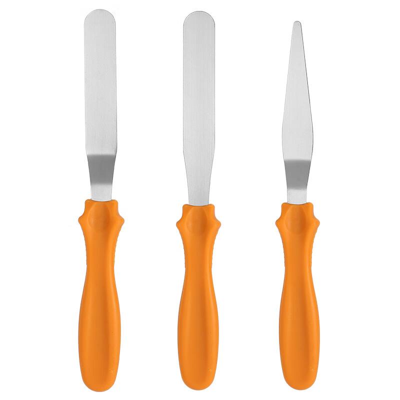 Wutuo Stainless Steel Baking Spatula 3-Piece Set