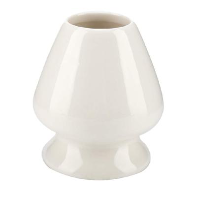 Stojak na trzepaczkę do matchy Ceramiczny uchwyt na bambusowy Chasen do matchy Akcesoria do zestawu do herbaty Uchwyt na stojak do trzepaczki Ceramiczny uchwyt na trzepaczkę