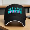 Miami Vices Sun Baseball Cap Spring Vintage Trucker Hat For FeUnisex Unisex Hiking Fishing Baseball Caps