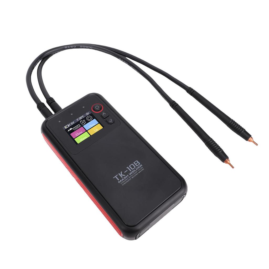 Battery Spot Welder 1.8 Inch Display Screen 5000mAh Adjustable Output Portable Spot Welding Machine for 0.1 0.25mm Ni