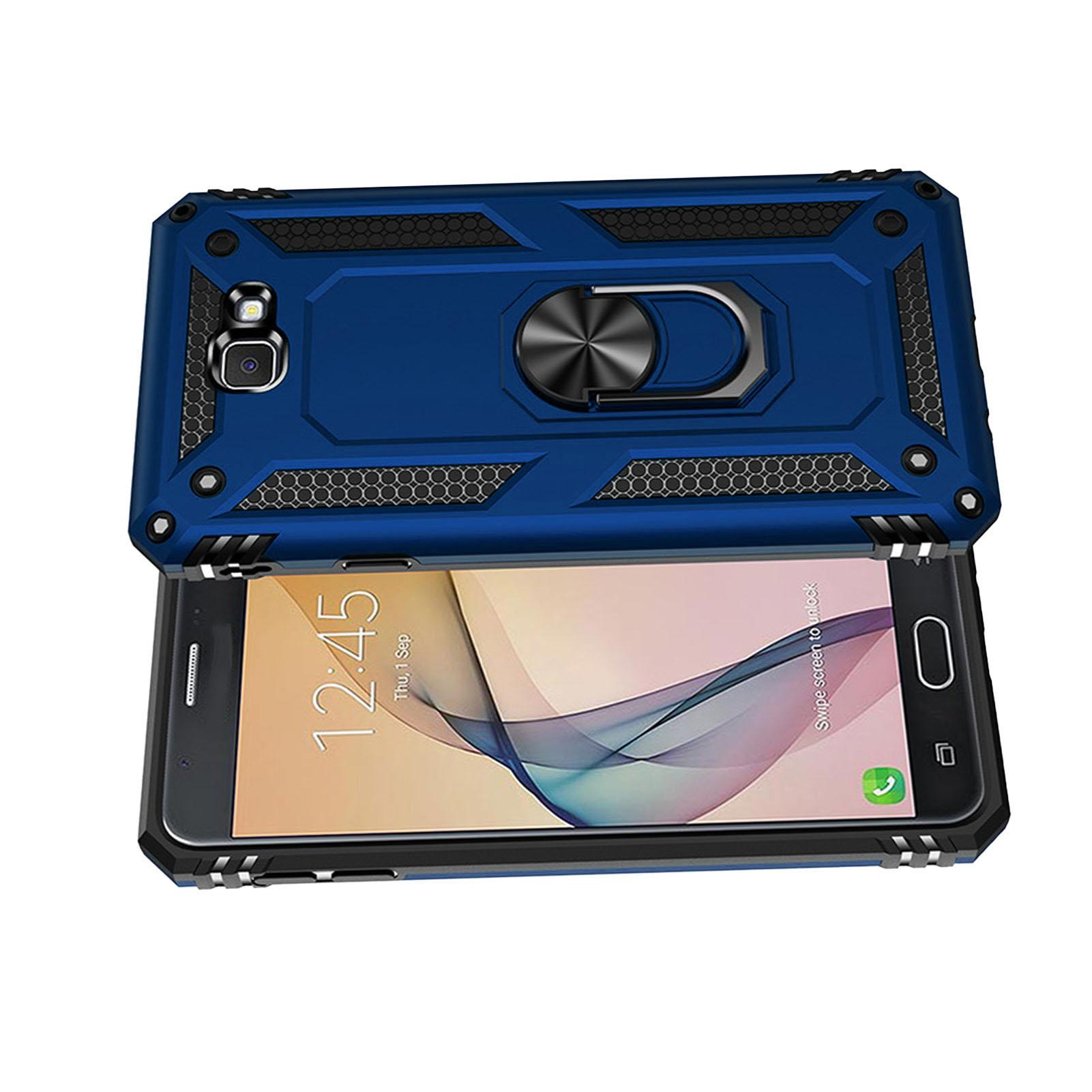 

Чехол для телефона для Galaxy J7 Prime для ON7 2016 Прочный ПК Ударопрочный Защитный Чехол для мобильного телефона Задняя крышка 5,5 дюйма синий