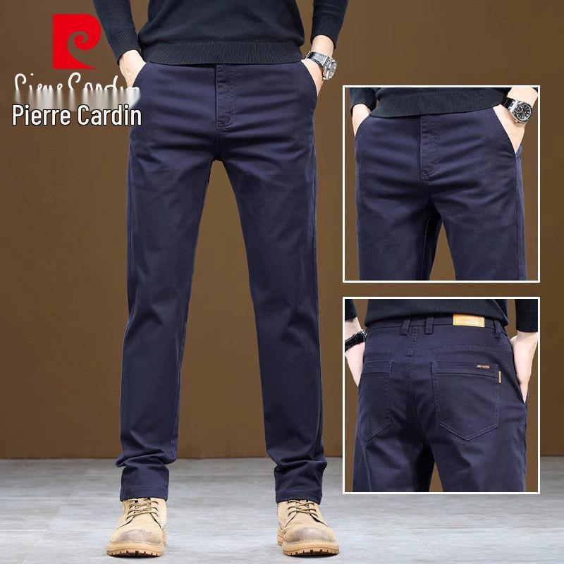 Pierre Cardin Men s Cotton Stretch Straight Fit Casual Pants 30
