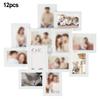 12pcs 4x6inch Collage Picture Frames Multi-layered Collage Photo Frames  For Cherished Memories Capture Home Decoration