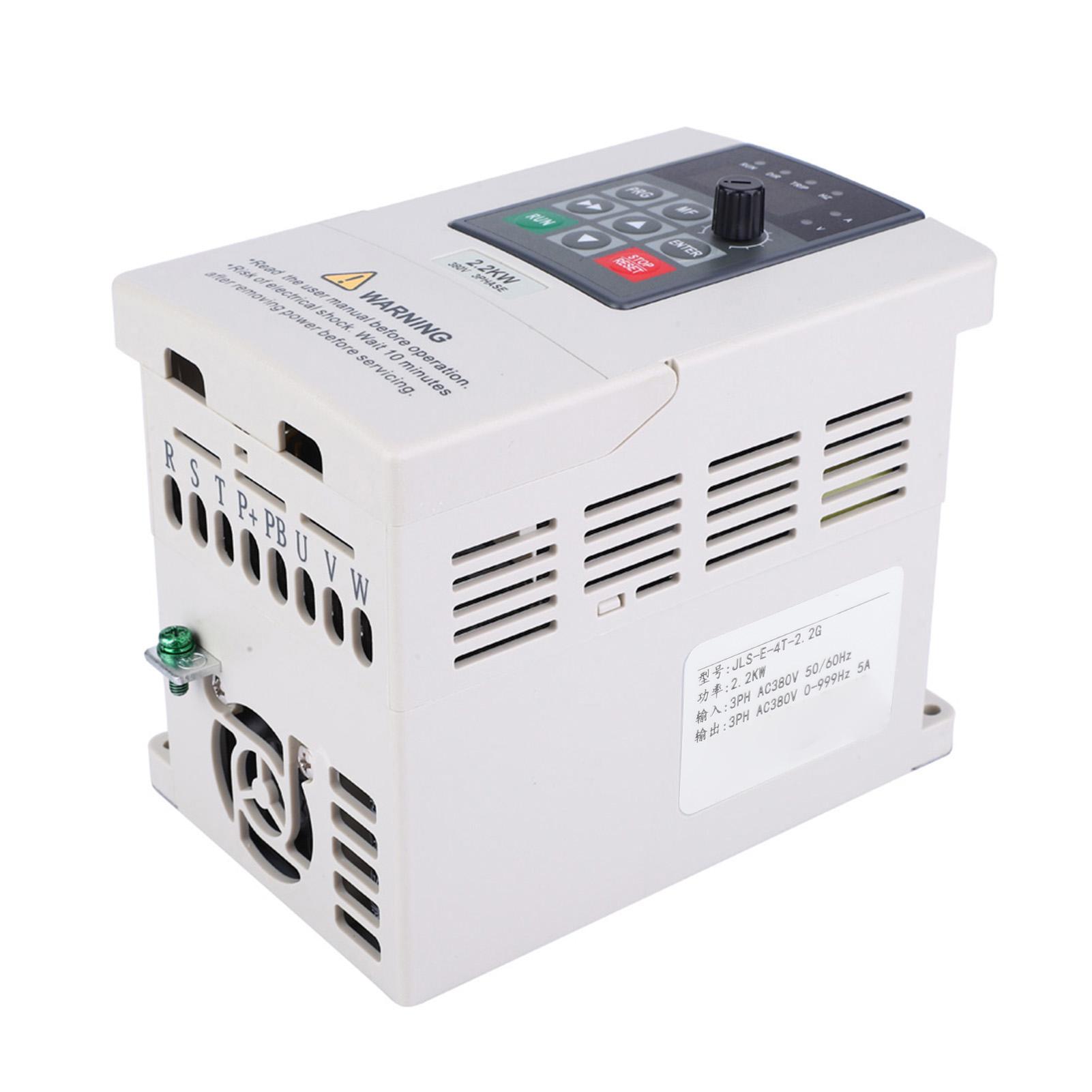 

380V 2.2KW VFD Variable Frequency Drive Inverter for Motor Speed Control 3Phase Input Output білий