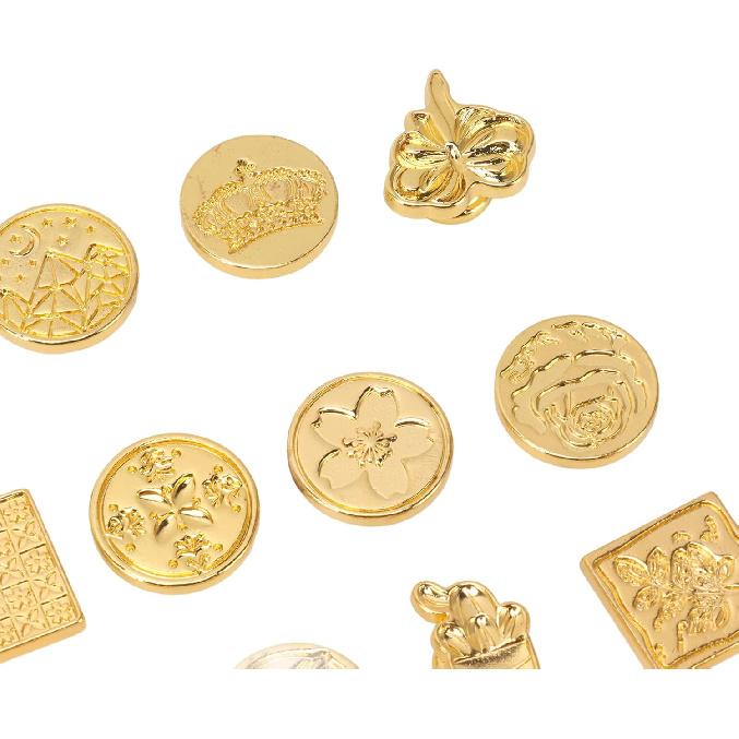 

BORDSTRACT Сменная головка для восковой печати, 24 шт. Ретро Антикварные Винтажные Головки для восковых печатей с коробкой для хранения и мешочком для запечатывания конвертов, открыток