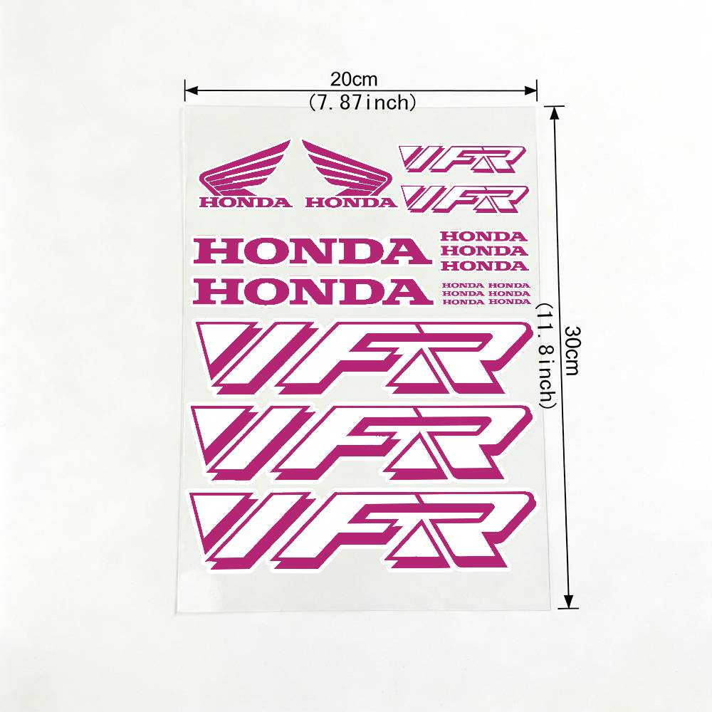 For HONDA VFR 18 colors Reflective motorcycle stickers, 3M safety warning at night in the dark scooter helmets