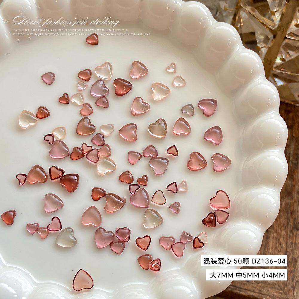 Прозрачные Маникюрные Аксессуары Maillard Горячие Товары Смешанный Размер Любовь Камелия Бант Узел Смола