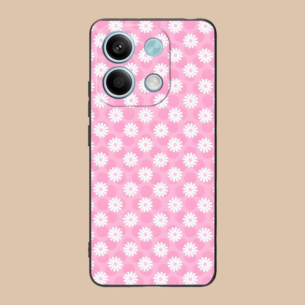 

Pink Point Heart Mobile Phone Case for POCO F7 F6 F5 F4 F3 F2 Pro GT C75 C71 C65 C61 C40 Pro Ultra Colorful Printing Cover Cover Poco F8 Pro