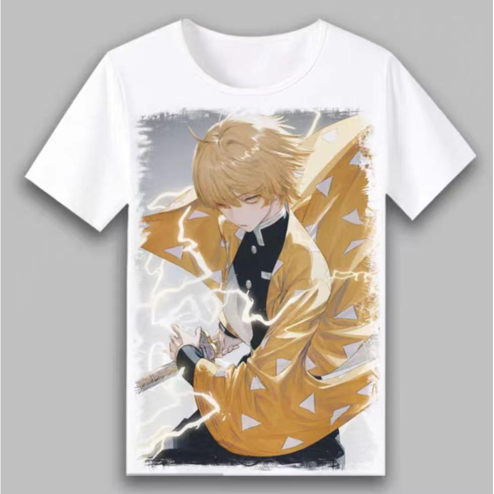 Anime Demon Killer Casual Style Fashion Unisex 2025 New T-Shirt Summer New Retro Fashion Men's and Women's Streetwear