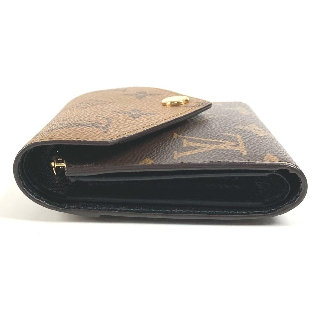 Louis Vuitton M81557 Monogram reverse Portefeuille-Victorine Tri-fold Wallet