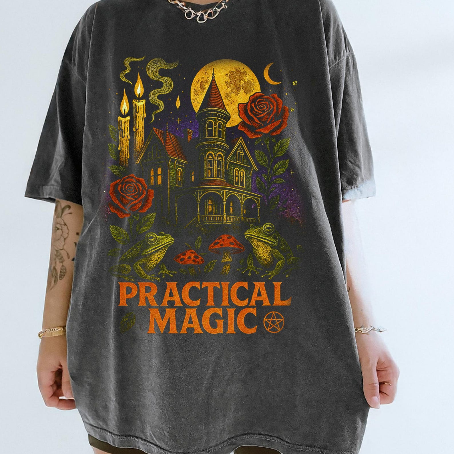 Practical Magic Movie Tee: Witchy 90s Style, Gift for Movie Lovers 4XL