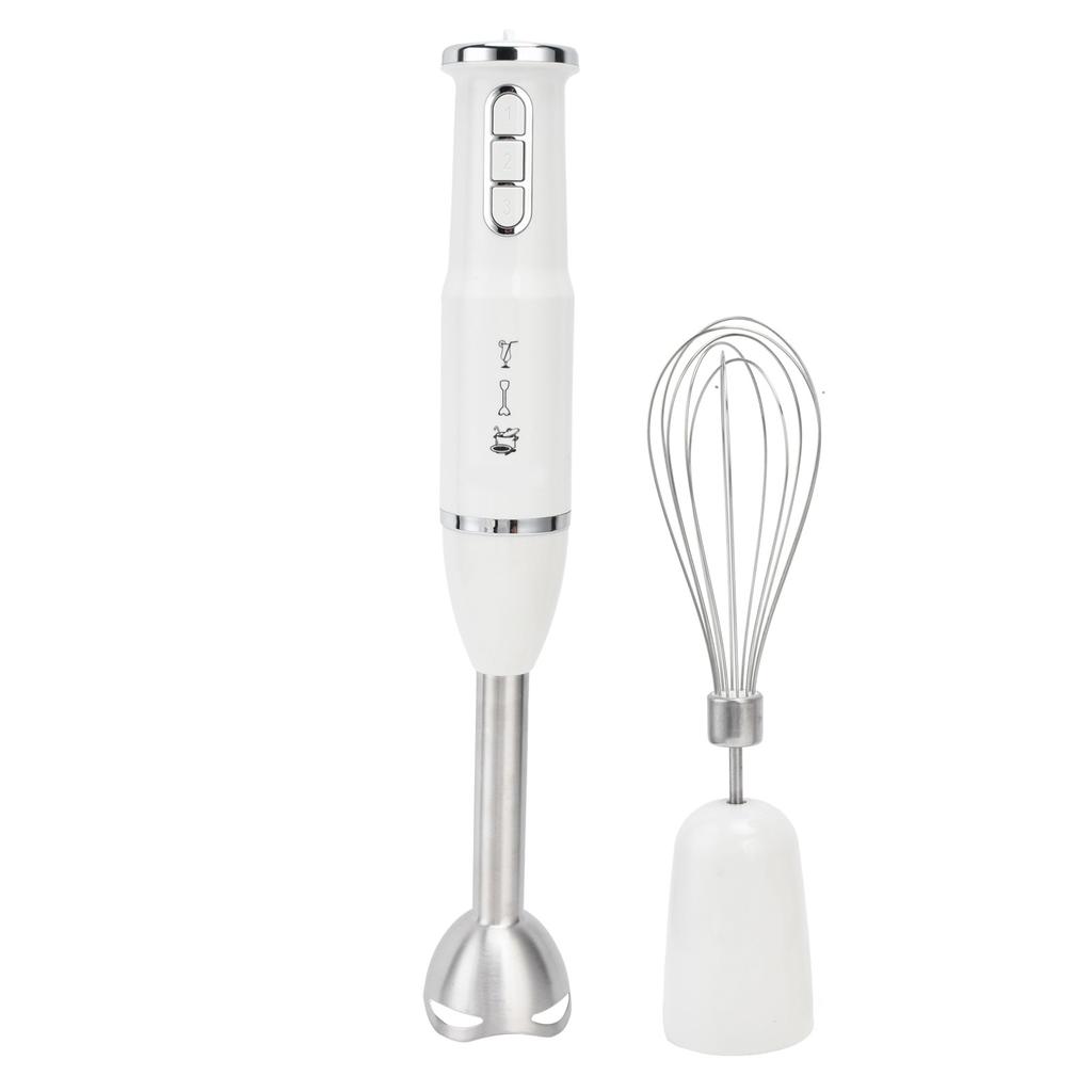 Multifunction Hand Blender Mixer 600W Electric Stirrer Food Processor   White