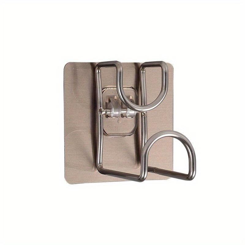 Washbasin Hook Stainless Steel Bathroom Seamless Nail-free Sticky Hook Wall Suction Cup Hanging Washbasin Rack