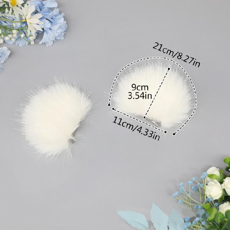 Plush Bear Ear Hair Clip Cosplay Costume Barrettes Party Headpiece Masquerades Maid Side Clip Animation Hair Accessories