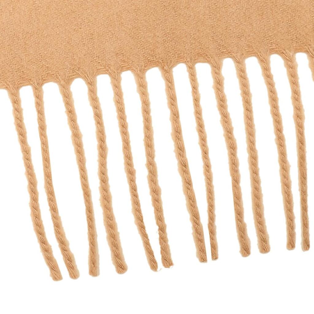 Johnstons JOHNSTONS WDC01797 Medium Size Scarf, Beige/Brown, Men's/Women's, HB4315, [Used]