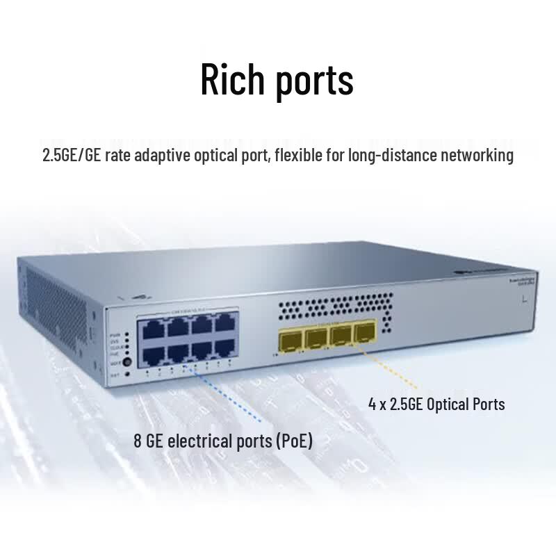 Huawei Kunling S220S-8P4J Managed POE Switch
