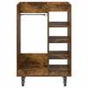 Golf Cabinet with Wheels Uni Smoked Oak 65 x 45 x 98 cm