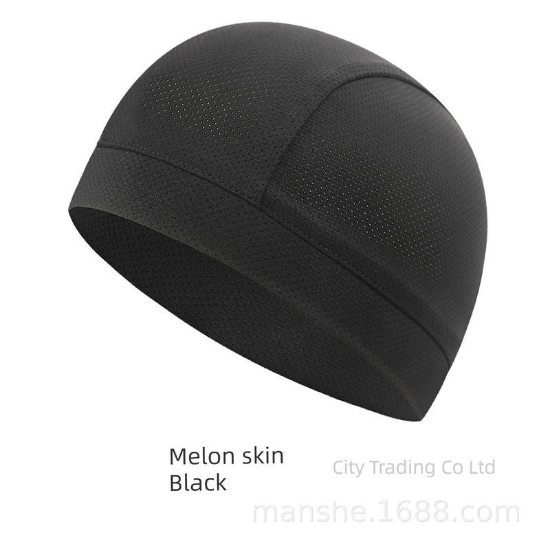 

Велосипедная шапка Сезон Сетка Дыня Кожа Ветрозащитная Защита от солнца Шапка Спорт на открытом воздухе Шапочка Велосипедная Мотоциклетная Подкладка Melon peel Black One size