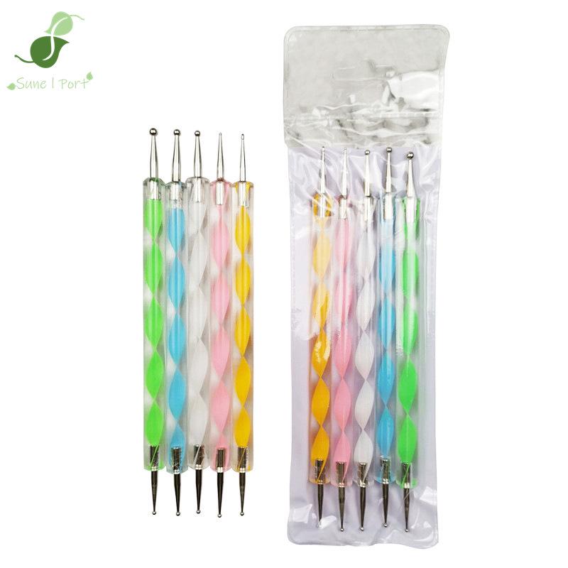 5pcs Rhinestone Picker & Dotting Pen Set for Nail Art