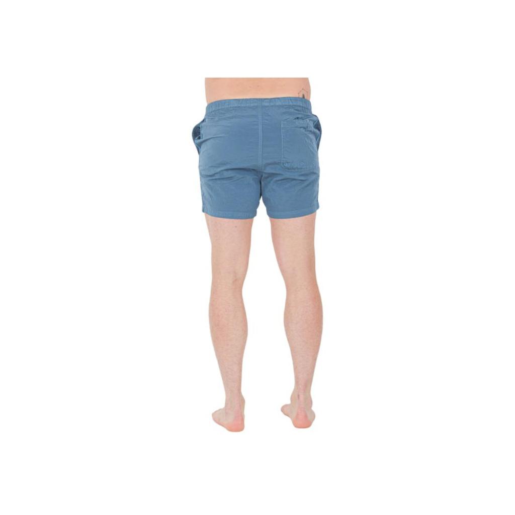 STONE ISLAND Ss22 Solid Color Drawstring Mid-Rise Fitted Swim Shorts Men Swimwear Blue 7615B0643-V0046