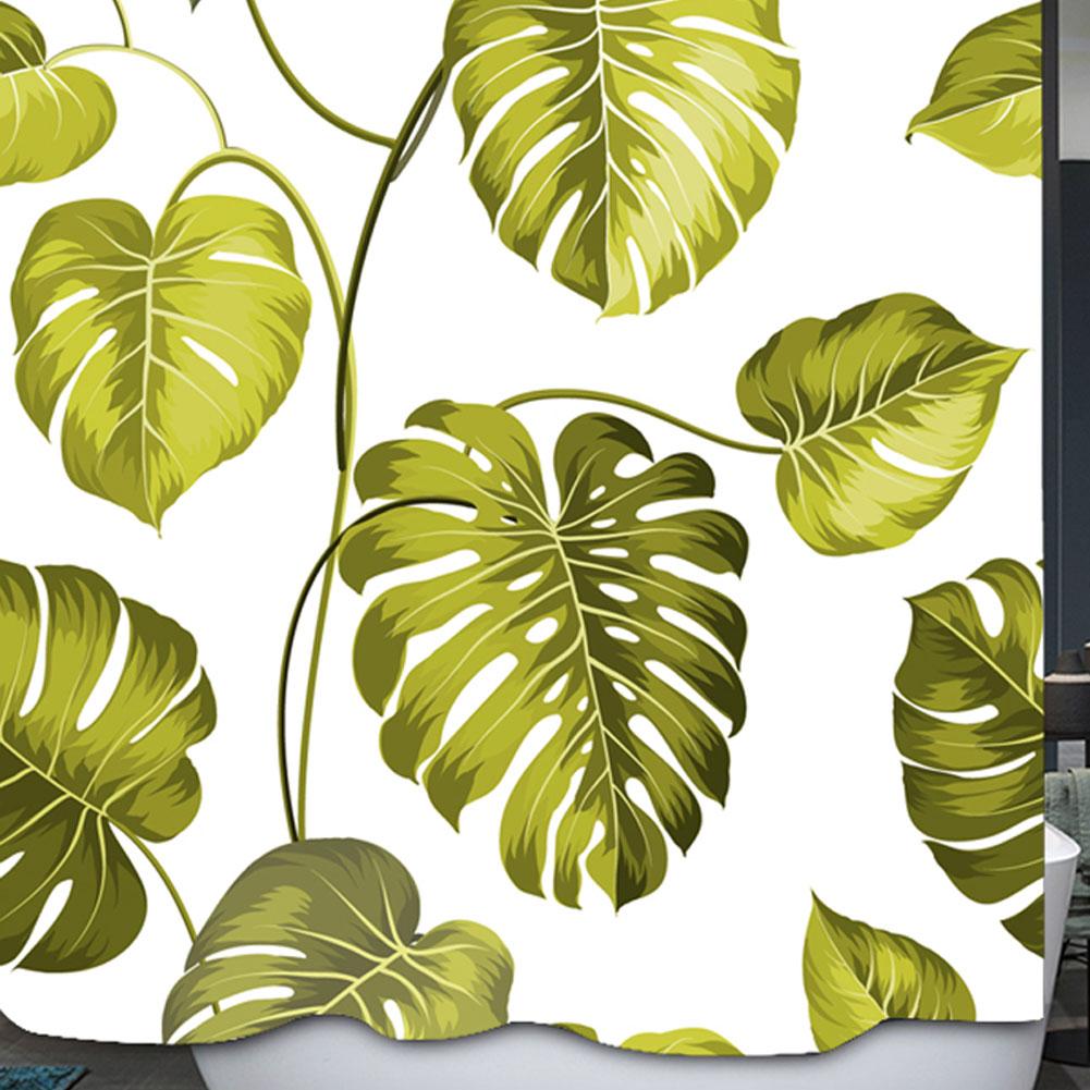 Household Punch Free Water Proof Mildew Proof Bath Shower Curtain Decoration Bathroom