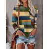 Womens Long Sleeve Crew Neck T-Shirt With 3D Flamingo Print Soft Milk Silk Fabric Loose Fit Casual 2025