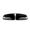 2PCS Black Wing Mirror Cover Caps for Mercedes Benz W204 W176 W212 CLA250 C63