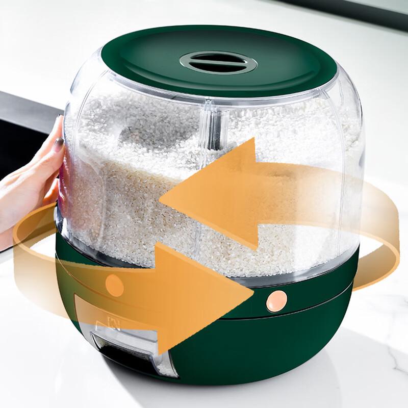 Rotating Divided Rice Dispenser