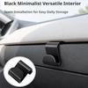 10 Stück Wandmontierte Auto-Handschuhfachhaken Beifahrer-Aufbewahrungshaken für Hüte Kopfhörer Praktisches Auto-Innenzubehör