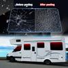 Dual‑Tone Gradient Thermal Insulation Window Film Explosion‑Proof PET Solar Sunshade Film Color Contrast Car RV Home Window Sticker