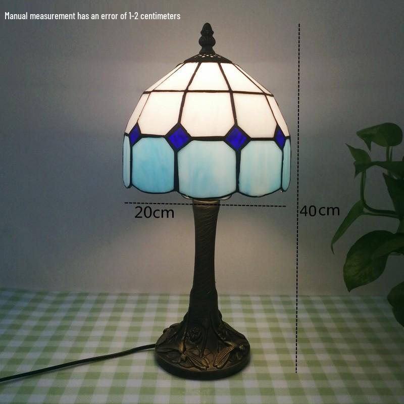 Tiffany Style Desk Lamp for Bedroom, Living Room, or Children's Room Night Light