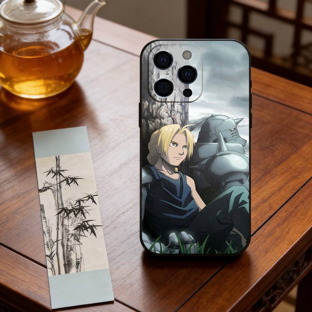 Anime F-Fullmetal Alchemist E-Elric Brothers Phone Case Silicone Soft For IPhone 17 16 15 14 13 12 11 X XR Plus Pro Max Plus