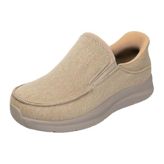 [STRDEOUT] [Shoes that can be worn while standing] Men s canvas shoes, shoes that can be worn without using hands, sneakers that can be worn while