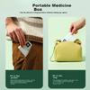 Xinqin Portable Pill Organizer Box with Weekly Compartment, Detachable Multi-Functional Storage Case for Medications And Pills