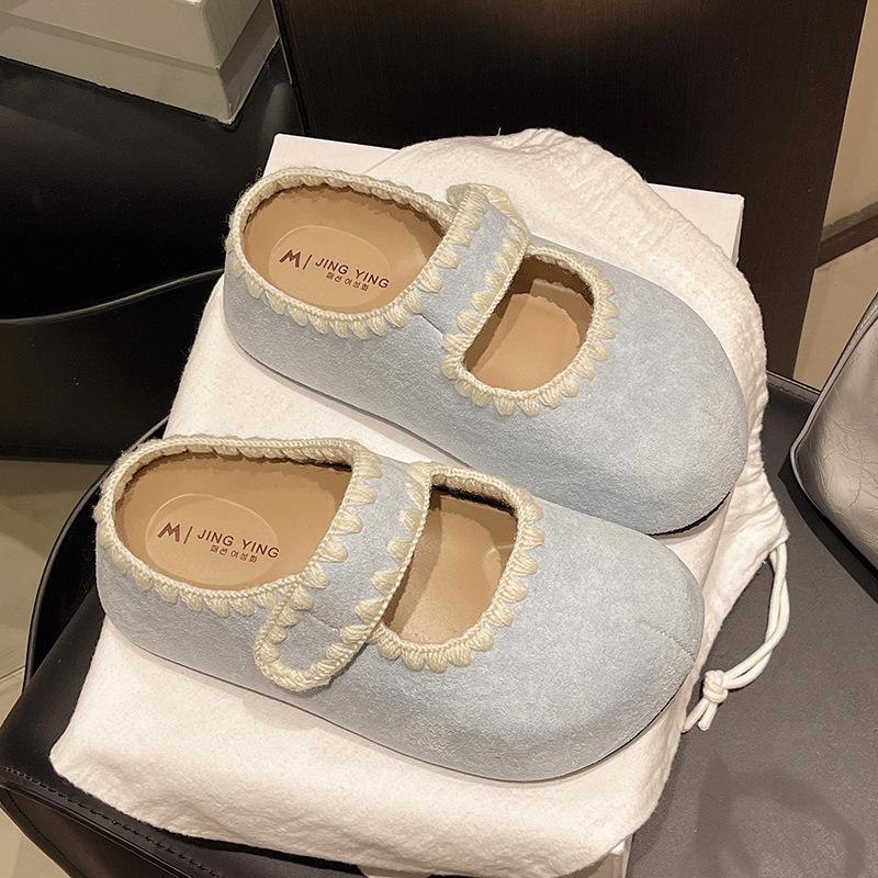 

Весенне-летние уличные женские педали Birkenstocks увеличиваются в высоту, удобные, повседневные и ретро, носят новый нескользящий универсальный si на толстой подошве 40 синий