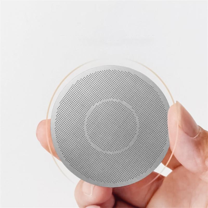 Water Distribution Net Sintered Coffee Machine Handle Powder Plate Coffee Filter Disk Stainless Steel Texture Filter